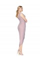 Soft Chiffon Mermaid Cocktail Length Sleeveless Primrose V-Back High Low Evening Gown / Prom Dress / Bridesmaid Dress Cairns