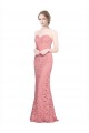 Lace Mermaid Long Sleeveless Formal Dress / Bridesmaid Dress Cairns