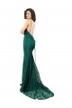 Lace Mermaid Long Sleeveless Open Back Black Tie Evening Gown / Prom Dress / Bridesmaid Dress Cairns