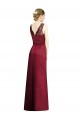 Satin & Lace A-Line Long Sleeveless Bridesmaid Dress Cairns