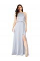 Silk like Satin A-Line Long Sleeveless Low Back Formal Evening Gown / Bridesmaid Dress Cairns