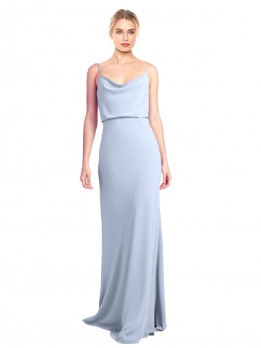 Stretch Crepe Sheath Long Sleeveless V-Back Formal Dress / Bridesmaid Dress Cairns
