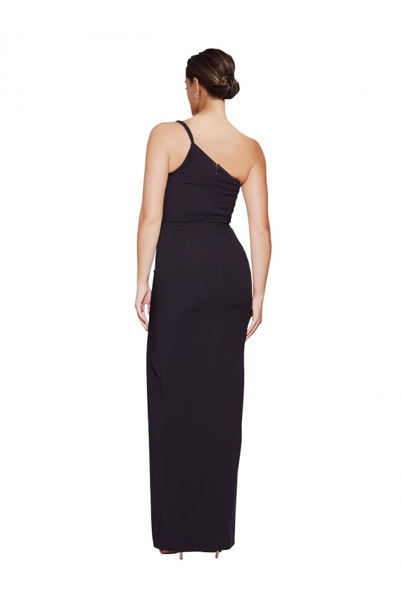 Stretch Crepe Sheath Sheath Sleeveless Black Formal Evening Gown / Prom Dress / Bridesmaid Dress Cairns