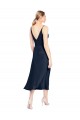 Stretch Satin A-Line Midi Length Sleeveless V-Back Formal Evening Gown / Prom Dress / Bridesmaid Dress Cairns