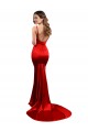 Stretch Satin Mermaid Long Sleeveless Low Back Evening Dress / Bridesmaid Dress Cairns