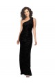 Floral Velvet & Stretch Velvet Sheath Long Sleeveless Bridesmaid Dresses Cairns